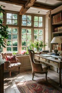 Picture yourself working in a home office that feels like a cozy English inn. Create a warm and inviting workspace that combines hospitality with functionality. Explore our tips for designing your ideal British-inspired office on our blog.