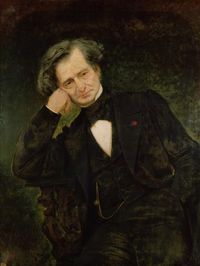 size: 12x9in Giclee Print: Portrait of Hector Berlioz by Achille Peretti :