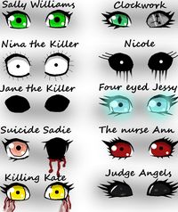 Creepypasta Girl Eyes by Nogushi-Taka on DeviantArt