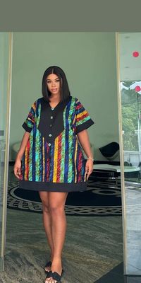 Cute Ankara short dresses you must wear.