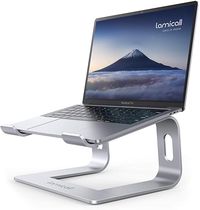 Amazon.com: Laptop Stand, Lamicall Laptop Riser Holder : Ergonomic Detachable Aluminum Computer Notebook Stand Elevator for Desk, Compatible with MacBook Air Pro, Dell XPS, HP (10-15.6'') - Silver : Electronics