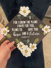 A custom graduation cap gives you the opportunity to express what these last years of your life has meant to you, your family and your future. It allows you to stand out while walking down the aisle and across that stage on graduation day. Take this opportunity to tell YOUR story on YOUR day... your struggle, your success, your motivation, your goals... anything you want to say, say it with a completely custom cap. Now, I know it is easier said then done to do all of that in a 9x9 square, but I