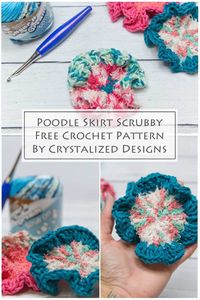 Poodle Skirt Free Crochet Pattern by Crystalized Designs