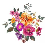 Page 6 | Flower Drawing Color Images - Free Download on Freepik