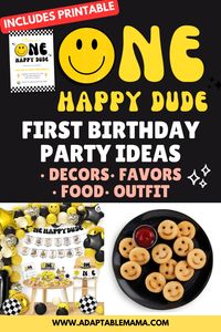 Check out One Happy Dude First Birthday Party Theme ideas here that includes DIY friendly party decors, easy and fun food recommendations, cute birthday outfits for your little one and even birthday games for younger and older kids.