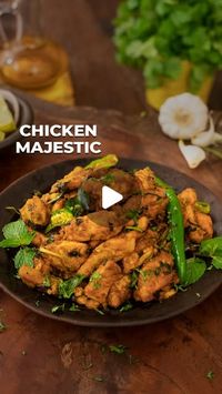 HomeCookingShow on Instagram: "Hyderabadi Chicken Majestic | Starter Recipes | Chicken Recipes 

#ChickenMajestic #HyderabadiChickenMajestic #reels #fbreels #restaurentstylechickenrecipe  #ChickenRecipe #bonelesschicken #Homecooking #chicken

To Make Marinade 
Boneless Chicken - 500 Gms
Salt - 1 Tsp (Buy: https://amzn.to/2vg124l) 
Buttermilk - 1 Cup
Juice Of 1 Lemon 
Ginger Garlic Paste - 1 Tsp
Turmeric Powder - 1/4 Tsp (Buy: https://amzn.to/2RC4fm4)
Chilli Powder - 1 Tsp (Buy: https://amzn.to/3b4yHyg)
Corn Flour - 2 Tbsp (Buy: https://amzn.to/2NVF6SC)
Egg - 1 No.

Oil For Deep Frying 

To Make Chicken Majestic
Oil - 1 Tbsp (Buy: https://amzn.to/2RGYvrw)
A Few Garlic Thinly Sliced 
Green Chilli - 5 Nos Slit 
A Few Curry Leaves 
Turmeric Powder - 1/4 Tsp (Buy: https://amzn.to/2RC4fm4)
Chill