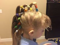 Crazy hair day at school- 1st grade