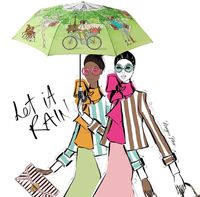 Let It Rain!!! Megan Hess| Be Inspirational❥|Mz. Manerz: Being well dressed is a beautiful form of confidence, happiness & politeness