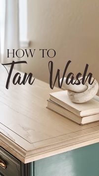 Jin Hwa Lee on Instagram: "Have you tried tan washing on your furniture to lighten the wood? Ever since I learned this, I have been using this technique on so many…"