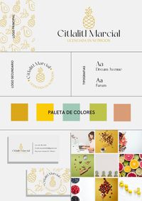 Diseño de logotipo, selección de tipografías, paleta de colores de marca, tarjetas de presentación y moodboard 👌🏻✨