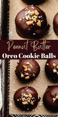 Peanut Butter Oreo Cookie Balls - I Heart Eating