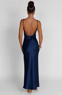 Celestina Maxi Dress - Navy – Babyboo Fashion