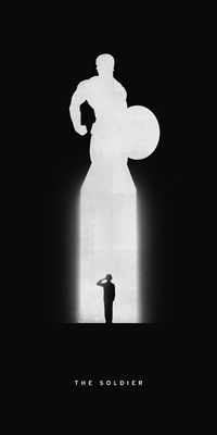 California based artist Khoa Hoa's black and white superhero silhouette transformations.