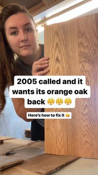 Grace | Furniture Artist | DISCLAIMER 👇🏻👇🏻👇🏻 If you have orange oak in your home PLEASE know that I’m speaking hyperbolically — ensuring our homes are constantly on... | Instagram