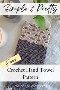 Crochet hand towels don't have to be dull and boring! Bring a touch of elegance and farmhouse style into your bathroom with this free crochet hand towel pattern. This bathroom accessory is soft and lovely with decorative edging. Check out the free crochet hand towel pattern on the blog!