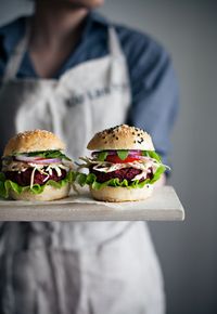 19 Very Delicious Veggie Burger Recipes via Brit + Co.