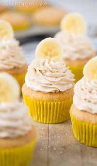 Banana Snickerdoodle Cupcakes - Your Cup of Cake