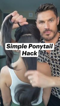 Yeah you! Pretty here’s a cute high ponytail hack for you to try from a celebrity hair stylist Chris Appleton   • Save and follow for more tips➡️➡️➡️➡️  #Ponytail #Hairhacks #Highponytail #Hairstyles #Hairtrick #Messy ponytail #Ponytailhairsyles