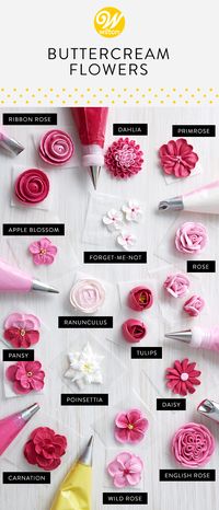 How to Make Beautiful Buttercream Flowers | Wilton