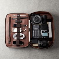 Small Gear Travel Pouch · Brown by Capra Leather