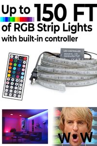 Available in lengths from 3 - 150 feet in length these strips can be cut ever meter to match the size of your project. Easily bring color changing lights to your indoor/outdoor area. These light strips are sure to add to the ambience of your spot with 20 different colors and 5 different dynamic color changing modes.