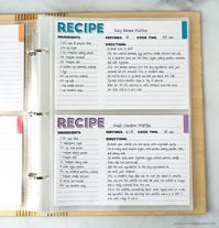 Wooden Recipe Book Binder | artsy-fartsy mama