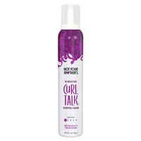 Not Your Mother's Curl Talk Hi-Moisture Whipped Curl Cream provides an intense boost of hydration that can easily be worked through hair curls, waves, and coils for maximum absorption. Formulated with Superfood Oil Blenda nutrient-dense combination of Avocado, Buriti, and Marula oils rich in minerals and fatty acidsit quickly absorbs to restore lost moisture deep into the hair shaft for multiple benefits. This whipped cream helps to reestablish your curl pattern while enhancing curl definition,