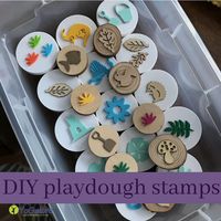 Playdough Stamps Make Great Gifts and Party Favors | Diy playdough,  Playdough, Diy stamp