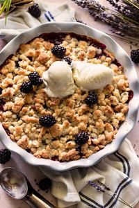 Blackberry Lavender Crumble | URBAN BAKES