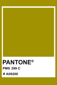 PANTONE 399 C #pantone #color #PMS #hex