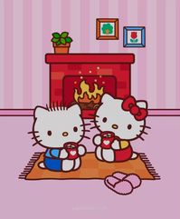 hello kitty and daniel