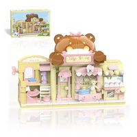 PRICES MAY VARY. Creative Teddy Building Fun: This charming Bear Toy Shop Building Set allows children to engage in imaginative play as they construct their own adorable toy shop. Featuring colorful and easy-to-assemble pieces, it offers endless opportunities for creative building and storytelling. Detailed Design: The cute store building set includes a variety of intricate accessories such as bear-shaped toys, a cash register, and shop shelves. Each component is designed to enhance the realistic play experience and capture the essence of a bustling toy shop. Educational Benefits: Ideal for developing fine motor skills and hand-eye coordination, it encourages problem-solving and spatial awareness. It also fosters creativity as children design and reconfigure their toy shop to their liking.