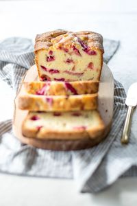 Rhubarb + Almond Pound Cake | All Purpose Flour Child