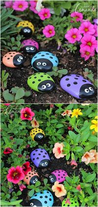 40 Gorgeous DIY Stone, Rock, and Pebble Crafts To Beautify Your Life {With tutorial links} Fall is my favorite time for outdoor DIY projects. It’s not too hot and there’s just something about landscaping against those beautiful fall colors that I really love. If that’s true for you, I’ve got a great collection crafts for you to try. #diy crafts #stone #pebble #rock #repurpose #decor #decorating #creative #handmade