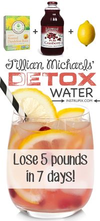 Cleansing Detox Water Recipe To Lose Weight Fast (3 ingredients)