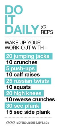 Wake-up Workout. do this EVERY morning