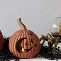 Terracotta Jack O' Lantern - Small