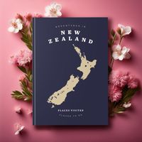 Keep your travel plans and memories in the New Zealand Travel Journal Planner Diary.  Made with map pages to mark all of your travels. The journals have New Zealand maps and lined pages.  The books hold 80 pages / 160 sides and are a handy A5 size making them easy to carry around. A5 measures 148mm x 210mm or 5.80x 8.3in.  The books have Hardback Covers and are finished with a matt coating.