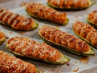 Courgettes farcies au parmesan | Mordu