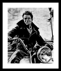 James Dean Framed Print featuring the mixed media James Dean Collection 26 by Marvin Blaine