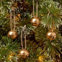 4ct Jingle Bell Christmas Tree Ornament Set Gold - Wondershop™ : Target