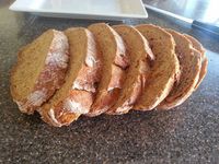 Slow rise einkorn bread