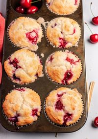 Savor the taste of summer with Cherry Cobbler Muffins! Packed with juicy cherries and topped with a sweet, crumbly streusel, these muffins are a delightful twist on the classic cobbler. Easy to make and irresistibly delicious, they're perfect for any occasion. Whether you're looking for a special breakfast treat or a cozy dessert, these muffins have got you covered. Ready to bake something amazing? Pin this recipe and make your next baking adventure a hit!