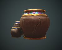 ArtStation - Stylized Clay Pot, SURA ABBOOD