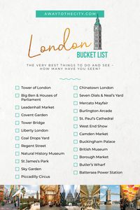 London bucket list from locals: Planning a trip to London and wondering what to do? We've curated a list of 24 things you absolutely cannot miss in this gem in the UK! Save this bucket list to ensure you see the very best things in London, and refer to our post to read more details about each sight and get inspired by our photos. | London tips | Things to do in London | London holiday | London itinerary | London tips & tricks