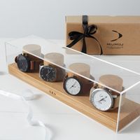 Personalised Gent's Watch Stand - Four Watches