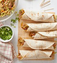 Sesame-Ginger Turkey Wraps