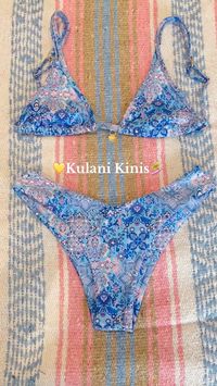 bikinis, blue bikini, kulani kinis, summer fit, bikini inspo