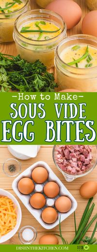 Sous Vide Egg Bites make breakfast on the go nutritious, economical, and convenient. These make-ahead high protein egg bites are naturally gluten free, full of nutrition, and easy to customize. Whip up a batch with your favourite fillings and start your day in the most delicious way.