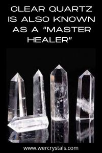 Clear quartz is also known as a “master healer” #crystals for beginners_set#crystals_for_beginners#types_of_crystals#healing_crystals#crystals_for_beginners_book_free #healing_stones_chart#what_crystals_do_i_need#chakra_crystals_for_beginners